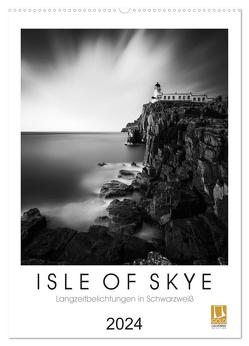 Isle of Skye – Langzeitbelichtungen in Schwarzweiß (Wandkalender 2024 DIN A2 hoch), CALVENDO Monatskalender von Bichler,  Thomas
