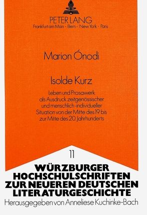 Isolde Kurz von Ónodi,  Marion