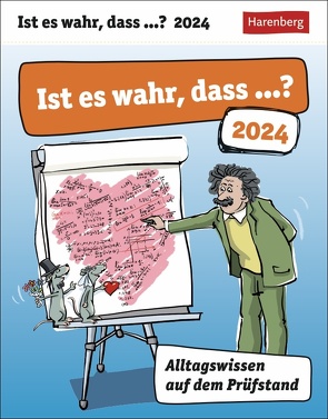 Ist es wahr, dass …? Tagesabreißkalender 2024 von Ann Christin Artel