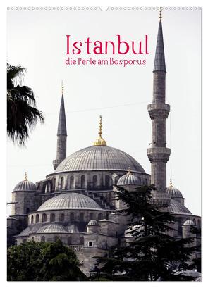 Istanbul, die Perle am Bosporus (Wandkalender 2024 DIN A2 hoch), CALVENDO Monatskalender von Irlenbusch,  Roland