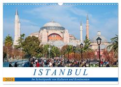 Istanbul – Im Schnittpunkt von Kulturen und Kontinenten (Wandkalender 2024 DIN A3 quer), CALVENDO Monatskalender von Härlein,  Peter