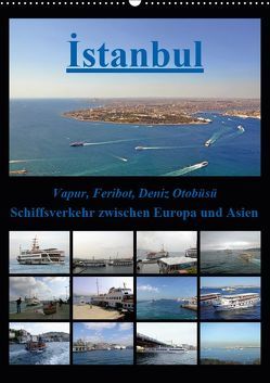 Istanbul: Schiffsverkehr zwischen Europa und Asien (Wandkalender 2019 DIN A2 hoch) von Liepke,  Claus, Liepke,  Dilek