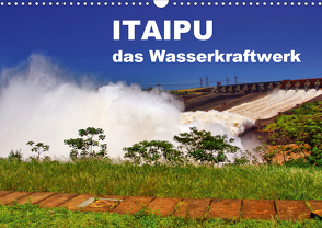 Itaipu – das Wasserkraftwerk (Wandkalender 2021 DIN A3 quer) von Polok,  M.