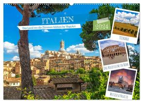 Italien, das Land wo die Zitronen blühen by VogtArt (Wandkalender 2024 DIN A2 quer), CALVENDO Monatskalender von VogtArt,  VogtArt