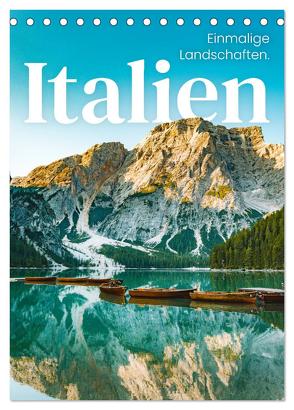 Italien – Einmalige Landschaften. (Tischkalender 2024 DIN A5 hoch), CALVENDO Monatskalender von SF,  SF
