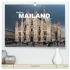 Italien – Mailand (hochwertiger Premium Wandkalender 2024 DIN A2 quer), Kunstdruck in Hochglanz von Schickert,  Peter