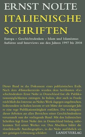 Italienische Schriften von Nolte,  Ernst