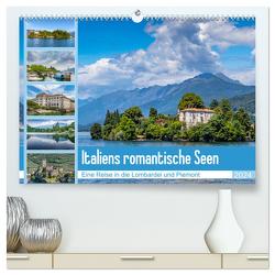 Italiens romantische Seen (hochwertiger Premium Wandkalender 2024 DIN A2 quer), Kunstdruck in Hochglanz von Di Chito,  Ursula