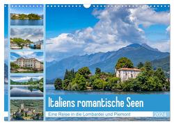 Italiens romantische Seen (Wandkalender 2024 DIN A3 quer), CALVENDO Monatskalender von Di Chito,  Ursula