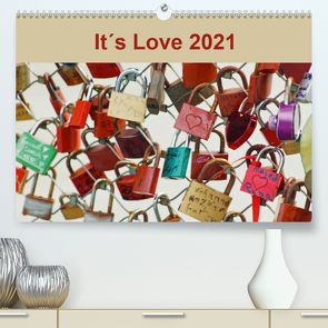 It´s Love 2021 (Premium, hochwertiger DIN A2 Wandkalender 2021, Kunstdruck in Hochglanz) von Meyer,  Ines
