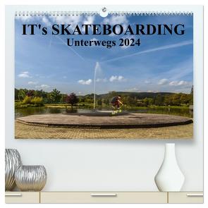 it’s Skateboarding – Unterwegs (hochwertiger Premium Wandkalender 2024 DIN A2 quer), Kunstdruck in Hochglanz von Wenk,  Michael