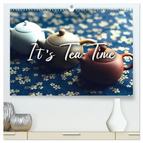 It’s Tea Time (hochwertiger Premium Wandkalender 2024 DIN A2 quer), Kunstdruck in Hochglanz von SF,  SF