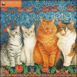 Ivory Cats 2019 – Broschürenkalender – Wandkalender – Format 30 x 30 cm von DUMONT Kalenderverlag, Ivory,  Lesley Anne