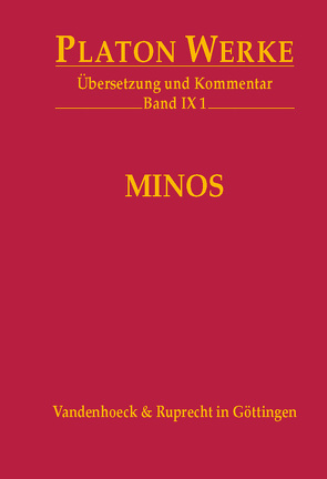 IX 1 Minos von Dalfen,  Joachim, Platon