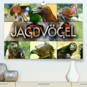 Jagdvögel (Premium, hochwertiger DIN A2 Wandkalender 2022, Kunstdruck in Hochglanz) von Bleicher,  Renate