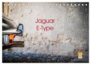 Jaguar E-Type 2024 (Tischkalender 2024 DIN A5 quer), CALVENDO Monatskalender von Sagnak,  Petra