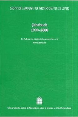 Jahrbuch 1999–2000 von Penzlin,  Heinz, Sächsische Akademie der Wissenschaften zu Leipzig