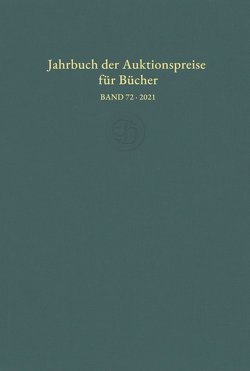 Jahrbuch der Auktionspreise für Bücher, Handschriften und Autographen