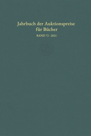 Jahrbuch der Auktionspreise für Bücher, Handschriften und Autographen