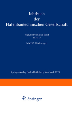 Jahrbuch der Hafenbautechnischen Gesellschaft von Bolle,  Arved, Kühn,  Reinhart