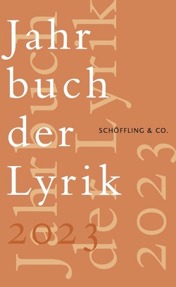 Jahrbuch der Lyrik 2023 von Kniep,  Matthias, vom Brocke,  Sonja
