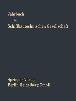 Jahrbuch der Schiffbautechnischen Gesellschaft von Kloeß,  Hans K.