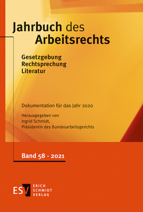 Jahrbuch des Arbeitsrechts von Schmidt,  Ingrid