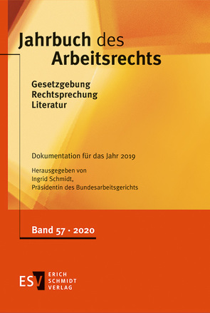 Jahrbuch des Arbeitsrechts von Schmidt,  Ingrid