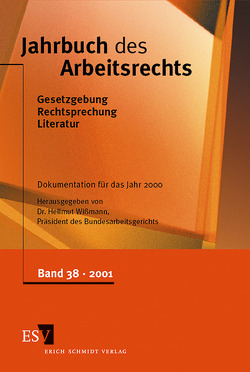 Jahrbuch des Arbeitsrechts von Wißmann,  Hellmut