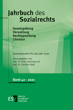 Jahrbuch des Sozialrechts / Jahrbuch des Sozialrechts Dokumentation für das Jahr 2020 von Rolfs,  Christian, Udsching,  Peter