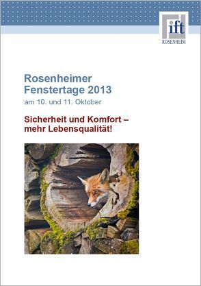 Jahrbuch „Fenster und Fassade“ von ift Rosenheim GmbH