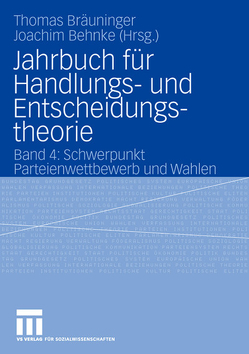 Jahrbuch für Handlungs- und Entscheidungstheorie von Bräuninger,  Thomas, Joachim,  Behnke