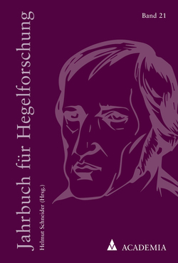 Jahrbuch für Hegelforschung von Schneider,  Helmut