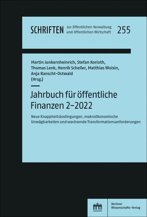 Jahrbuch für öffentliche Finanzen 2-2022 von Junkernheinrich,  Martin, Korioth,  Stefan, Lenk,  Thomas, Ranscht-Ostwald,  Anja, Scheller,  Henrik, Woisin,  Matthias