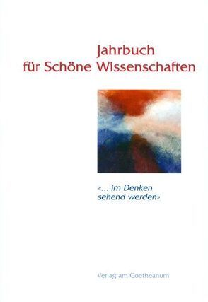 Jahrbuch für Schöne Wissenschaften Bd. 1 von Haid,  Christiane, Sam,  Martina M