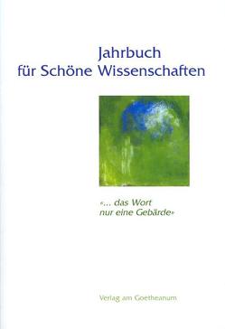 Jahrbuch für Schöne Wissenschaften Bd. 2 von Sam,  Martina M