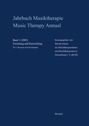 Jahrbuch Musiktherapie / Music Therapy Annual von Schirmer,  Hanna