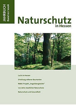 Jahrbuch Naturschutz in Hessen 2006 Band 10