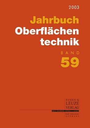 Jahrbuch Oberflächentechnik von Zielonka,  Andreas