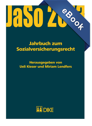 Jahrbuch zum Sozialversicherungsrecht von Kieser,  Ueil, Lendfers,  Miriam