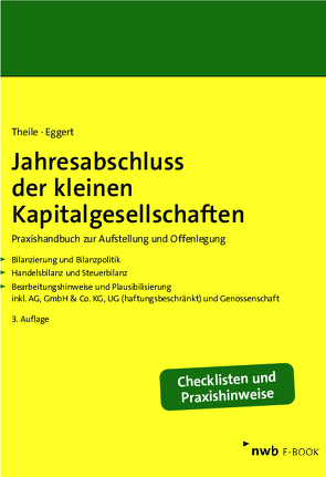 Jahresabschluss der kleinen Kapitalgesellschaften von Eggert,  Wolfgang, Theile,  Carsten