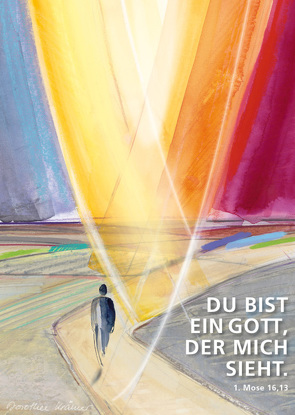 Jahreslosung 2023 – Blickwechsel – Kunstblatt DIN A3 von Krämer,  Dorothee