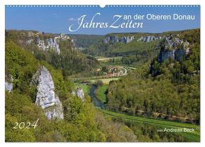 JahresZeiten an der Oberen Donau (Wandkalender 2024 DIN A2 quer), CALVENDO Monatskalender von Beck,  Andreas
