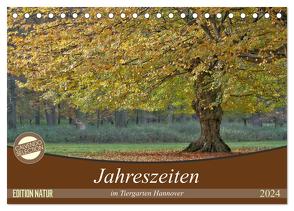Jahreszeiten im Tiergarten Hannover (Tischkalender 2024 DIN A5 quer), CALVENDO Monatskalender von SchnelleWelten,  SchnelleWelten