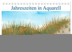 Jahreszeiten in Aquarell (Tischkalender 2024 DIN A5 quer), CALVENDO Monatskalender von Volkmann,  Melanie