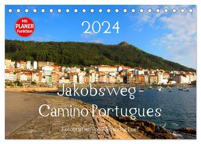 Jakobsweg – Camino Portugues (Tischkalender 2024 DIN A5 quer), CALVENDO Monatskalender von Luef,  Alexandra