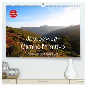 Jakobsweg – Camino Primitivo (hochwertiger Premium Wandkalender 2024 DIN A2 quer), Kunstdruck in Hochglanz von Luef,  Alexandra