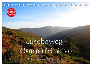 Jakobsweg – Camino Primitivo (Tischkalender 2024 DIN A5 quer), CALVENDO Monatskalender von Luef,  Alexandra