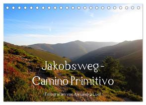 Jakobsweg – Camino Primitivo (Tischkalender 2024 DIN A5 quer), CALVENDO Monatskalender von Luef,  Alexandra