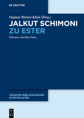 Jalkut Schimoni von Börner-Klein,  Dagmar